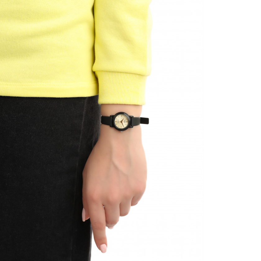 Casio Fashion Stylish Analog Watch 'Black White Gold' LQ-139EMV-9A