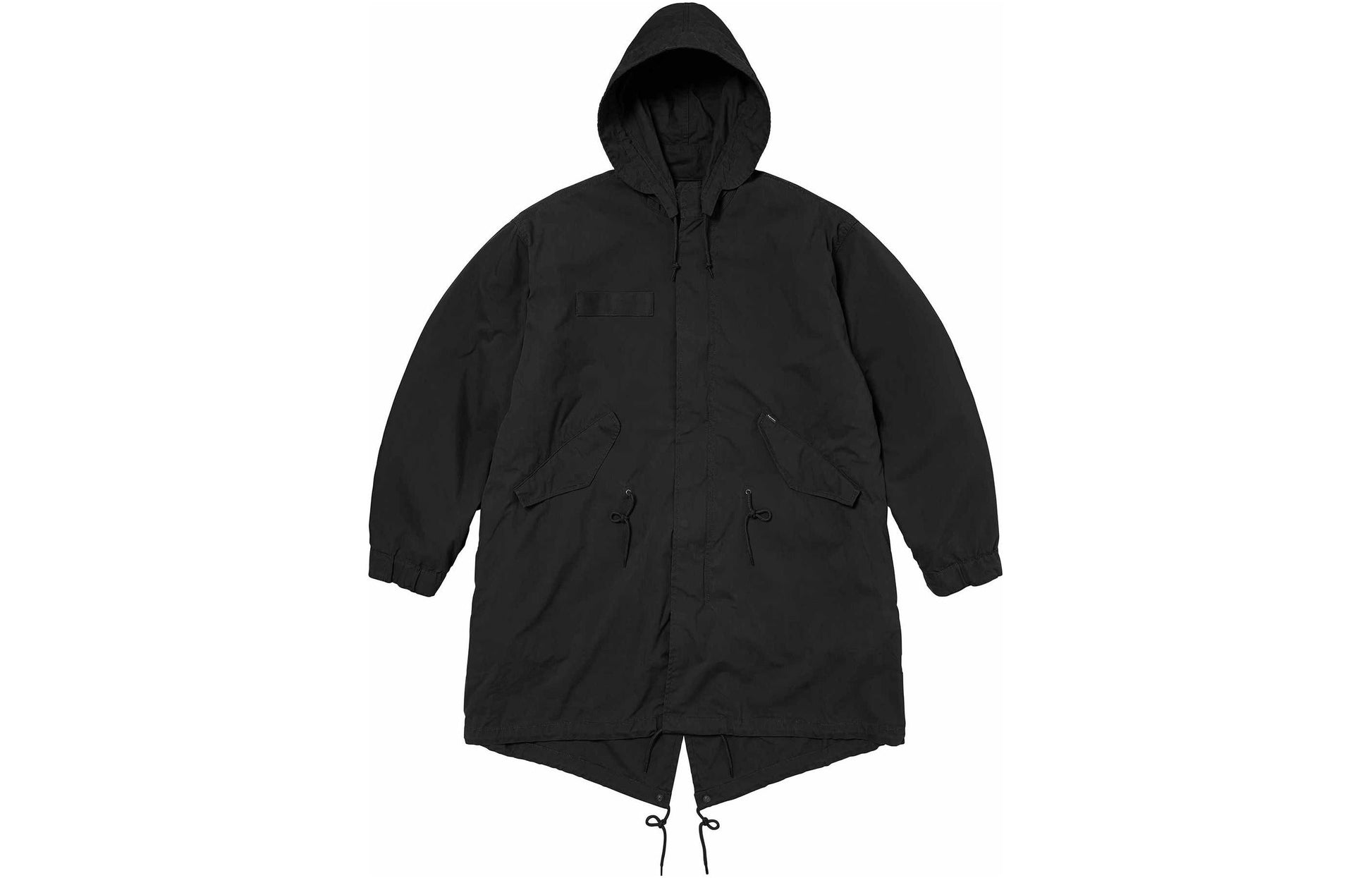 Supreme x Futura Fishtail Parka 'Black White Grey' SUP-SS24-016