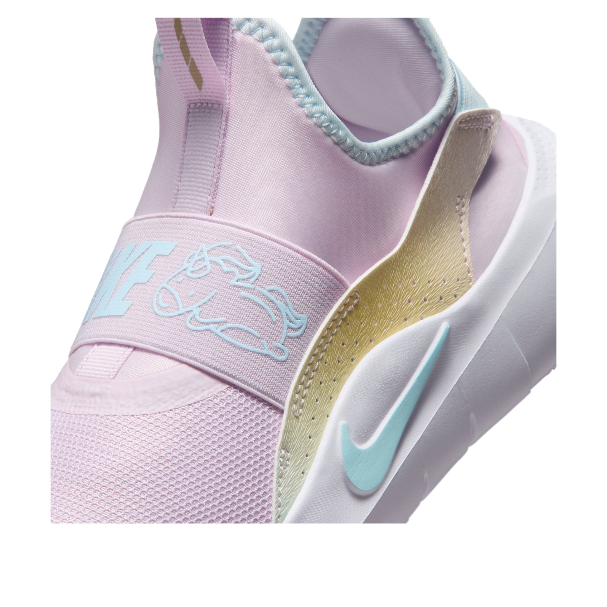 (GS) Nike Flex Runner 4 'Bleached Lilac Glacier Blue' IM7653-500