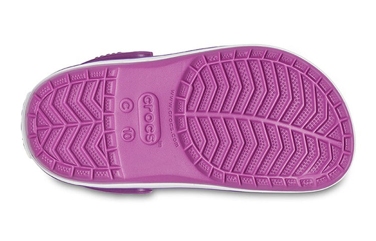 (GS) Crocs Crocband Clogs 'Purple White' 204537-54R