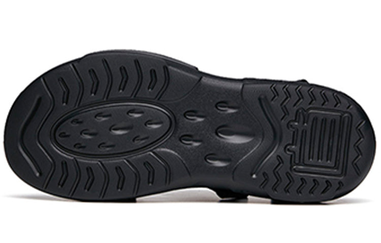 ANTA x Snoopy BaDao Sandals 'Black' 912126963-1