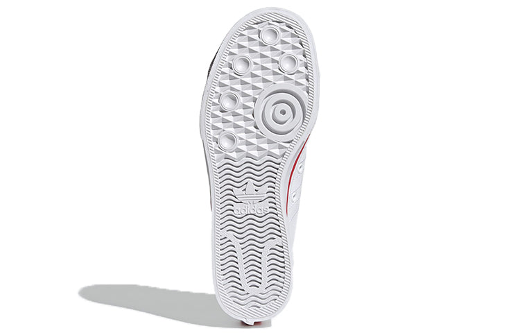 (WMNS) adidas Nizza Platform 'White Red' GV9742