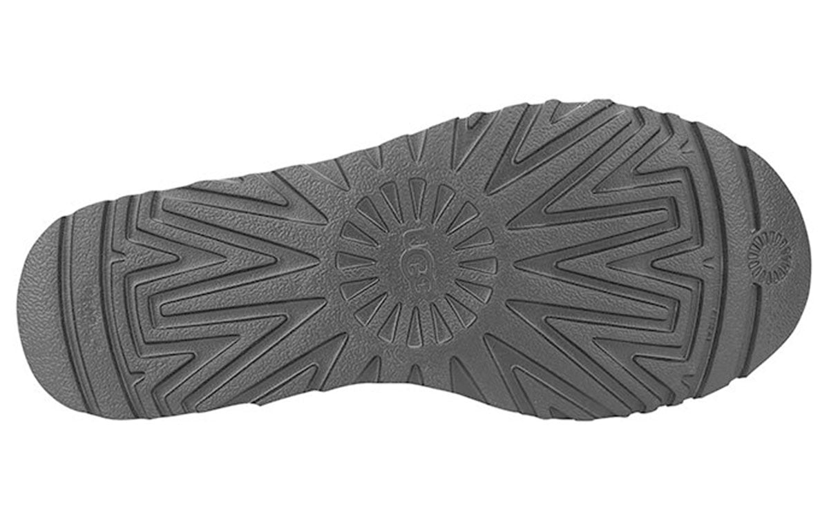 (WMNS) UGG Mini Bailey Bow Snake 'Black Grey' 1091581-BLK