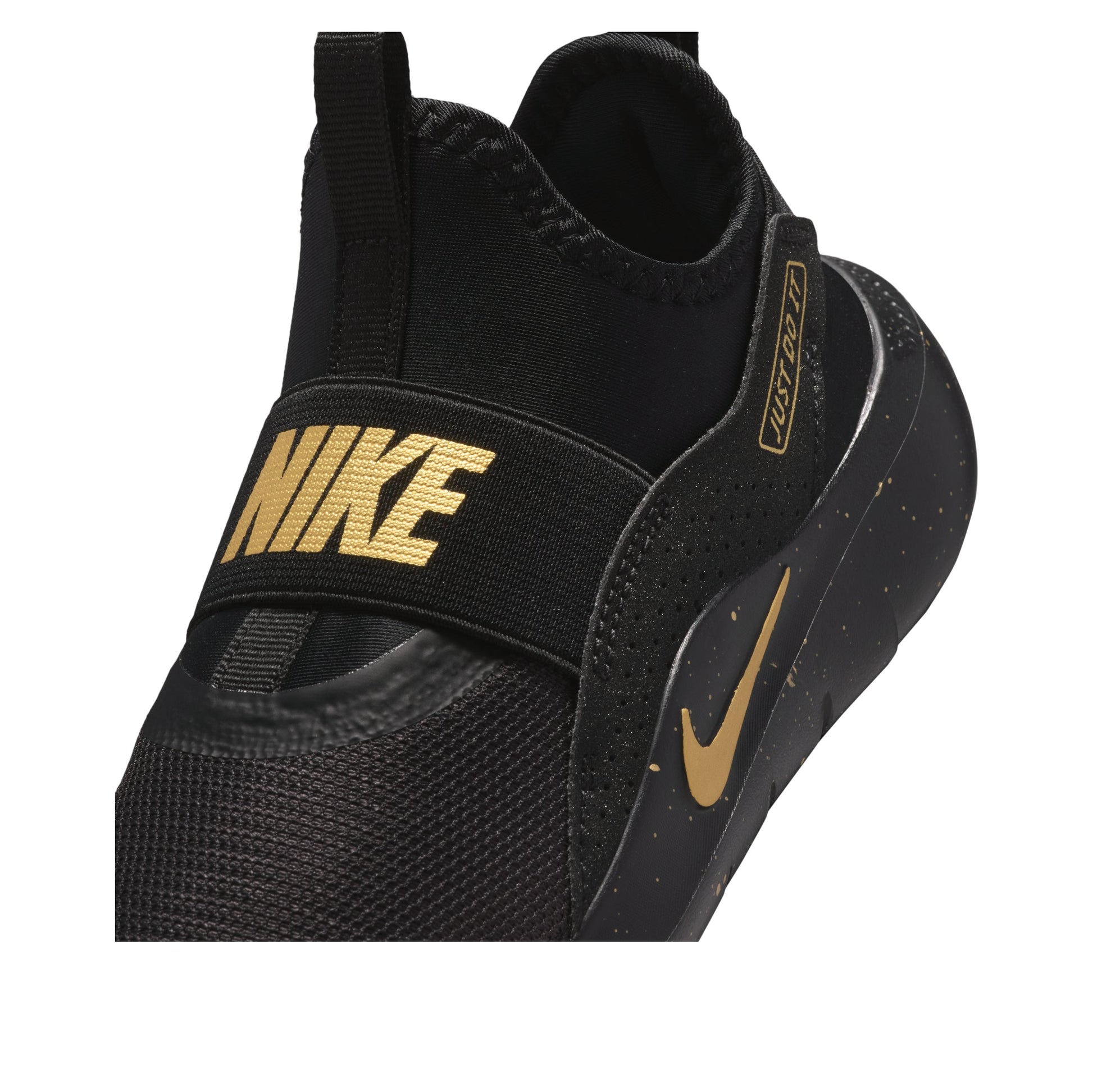 (PS) Nike Flex Runner 4 'Black Metallic Gold' IM6736-001