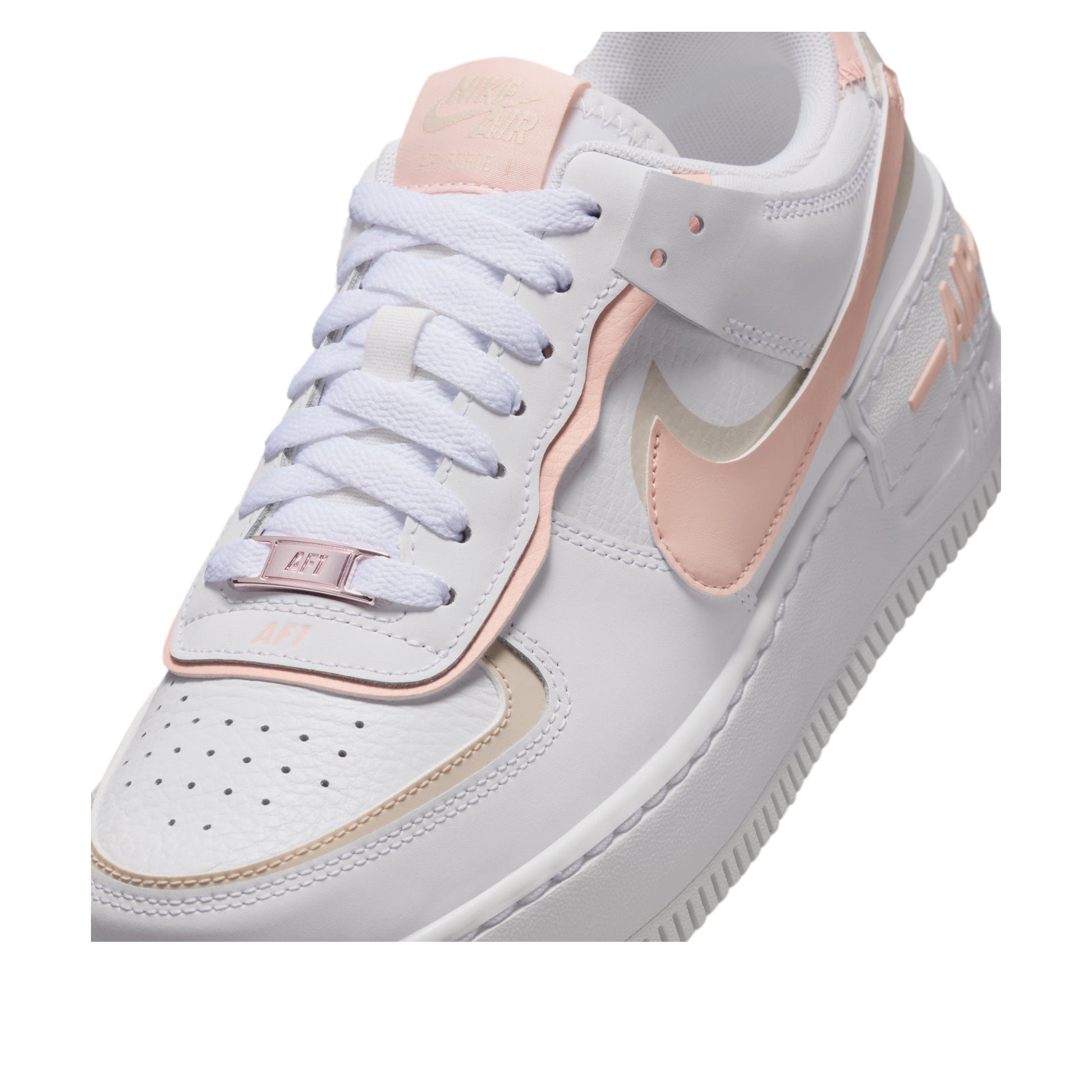 (WMNS) Nike Air Force 1 Shadow 'White Washed Coral' CI0919-121