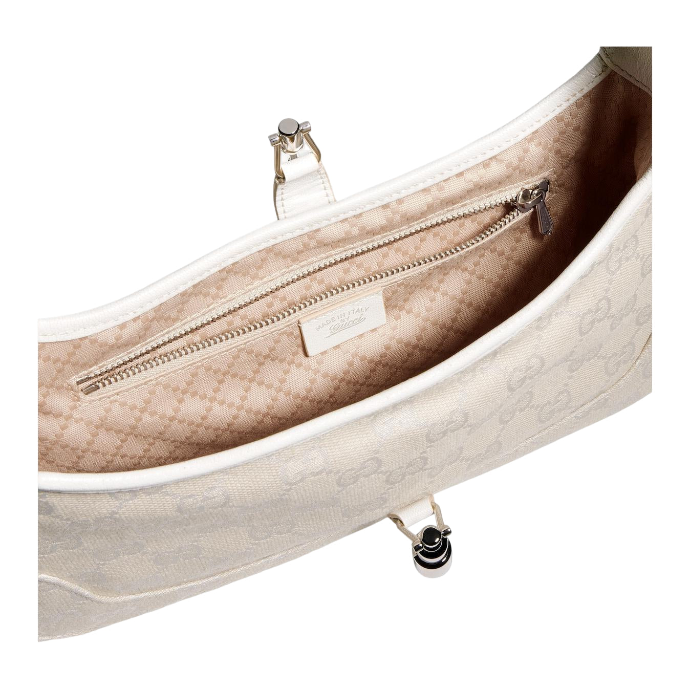 (WMNS) Gucci Jackie Slim Medium Shoulder Bag 'White' 863137-FAFV4-9551