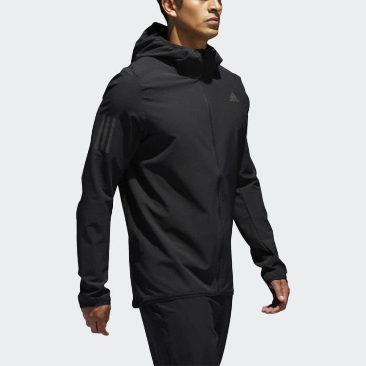 adidas Rs Shell Jkt M Athleisure Casual Sports Woven Windproof Hooded Jacket Black CE5063