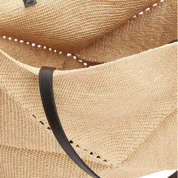 (WMNS) Loewe XL Puzzle Fold Tote 'Natural Black' B779Q18X18-2165
