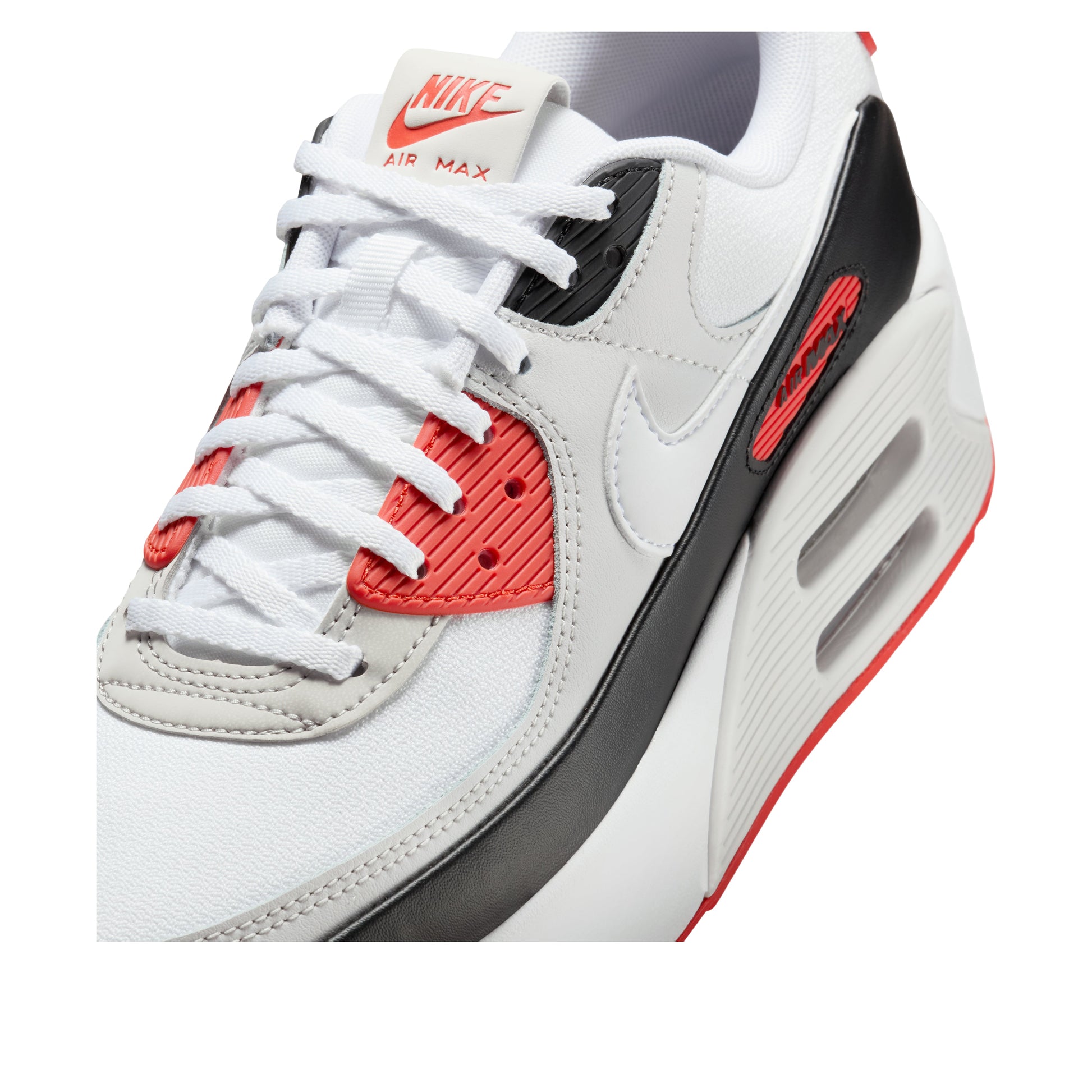 (WMNS) Nike Air Max 90 LV8 'White Black Picante Red' FD4328-114