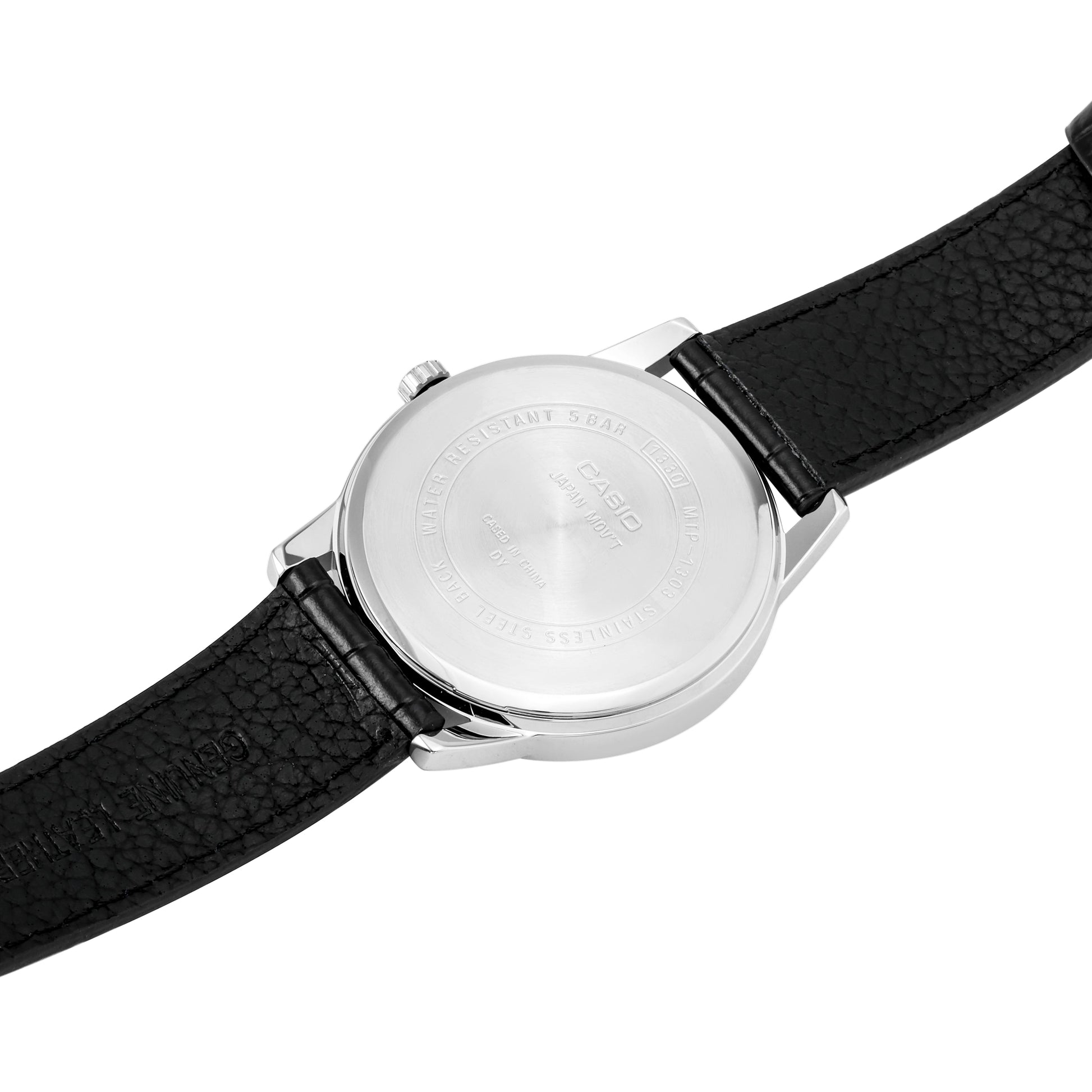 CASIO Male DRESS Japan / South Korea Fashion Waterproof Mens Black Analog MTP-1303L-7B