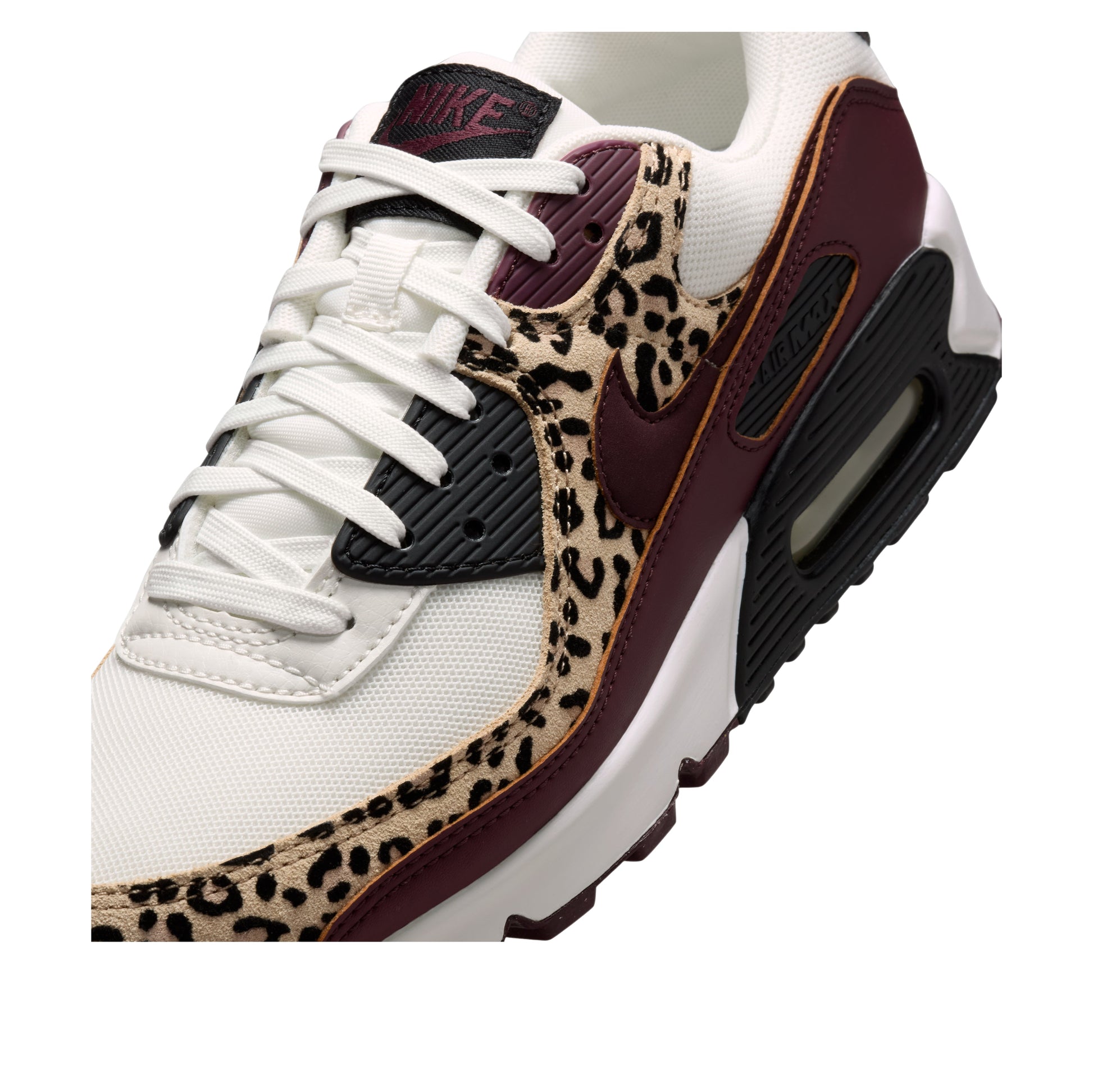 (WMNS) Nike Air Max 90 'Leopard Burgundy' IF1619-102
