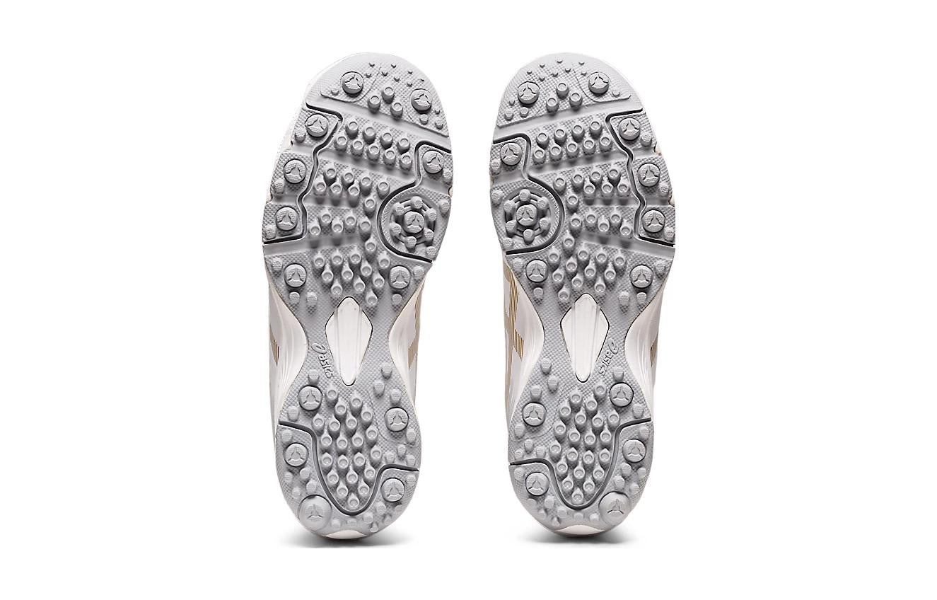 (GS) ASICS Juniole 6 TF Turf 'White Gold Grey' 1104A045-122