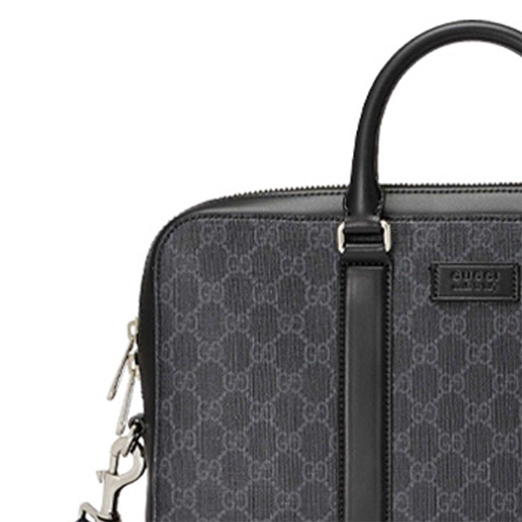Gucci GG Supreme Briefcase 'Black' 474135-K5RLN-1095