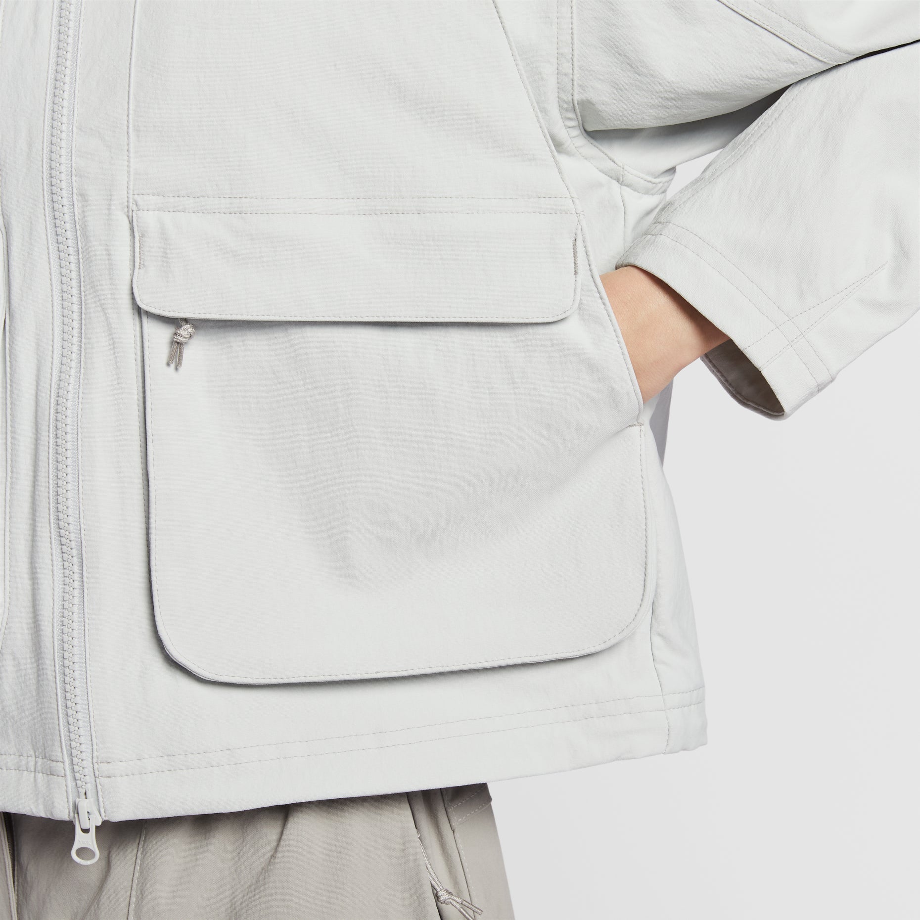 (WMNS) Nike ACG Smith Summit UV Protection Jacket 'Photon Gray Fog Gray' HV0584-025