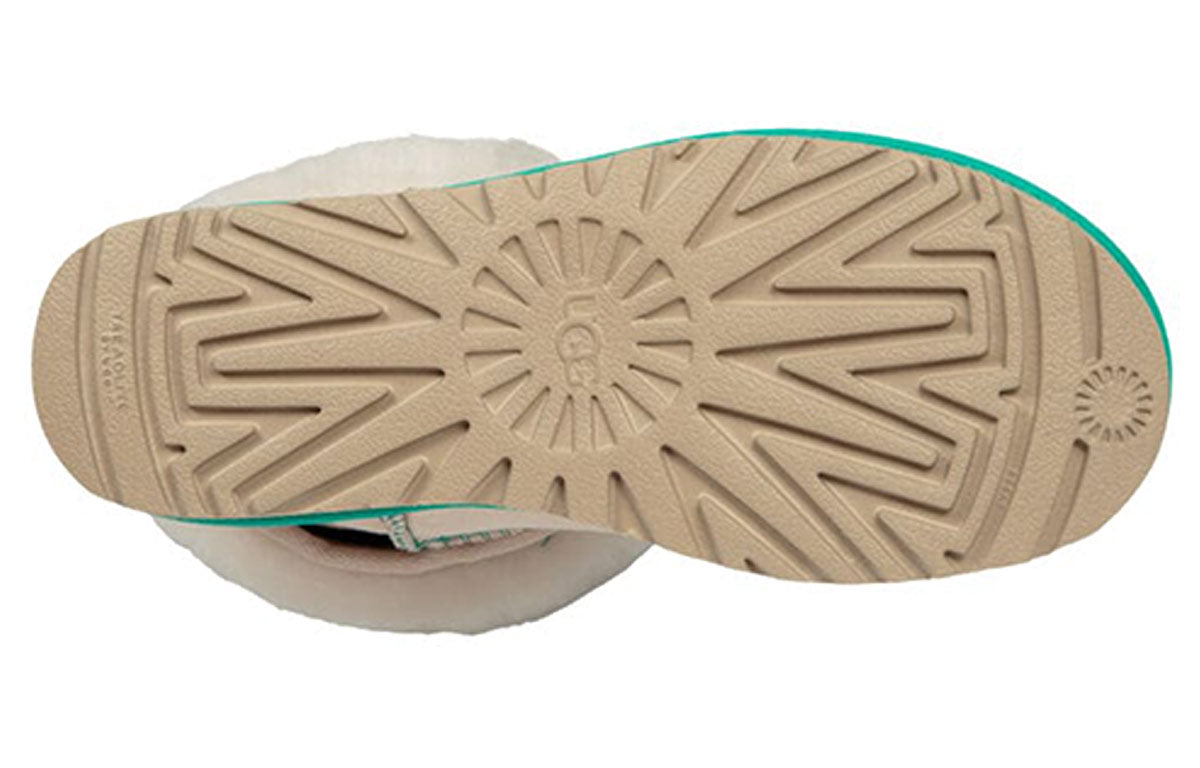 (WMNS) UGG Classic Short II Neon 'Cream White' 1016865-CNV