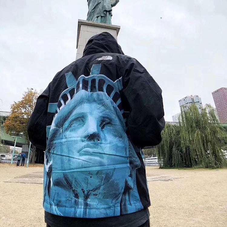 Supreme FW19 Week 10 x The North Face Statue of Liberty Mountain Jacket Black SUP-FW19-905