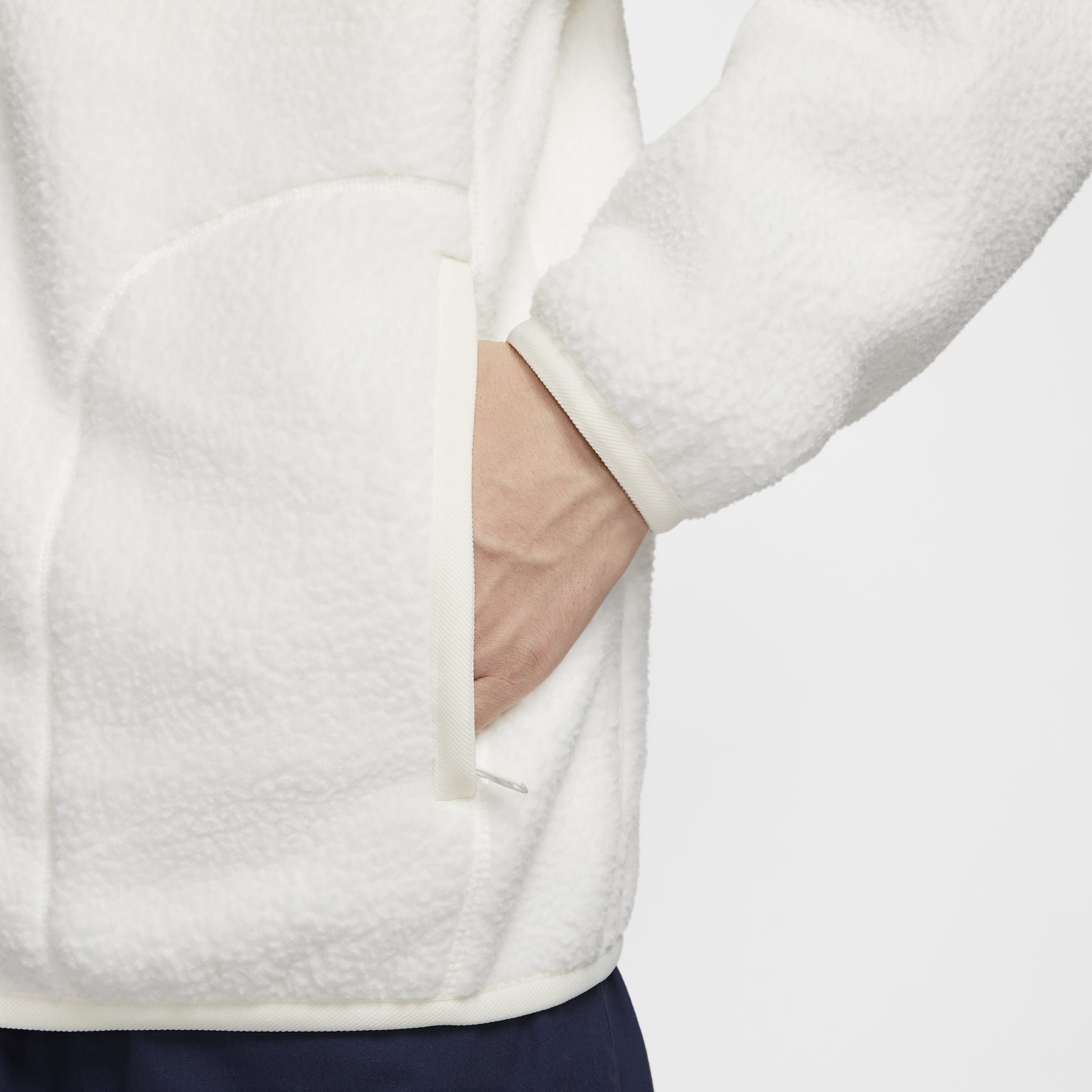 Nike Sportswear Club Fleece Jacket 'White' FZ0889-133