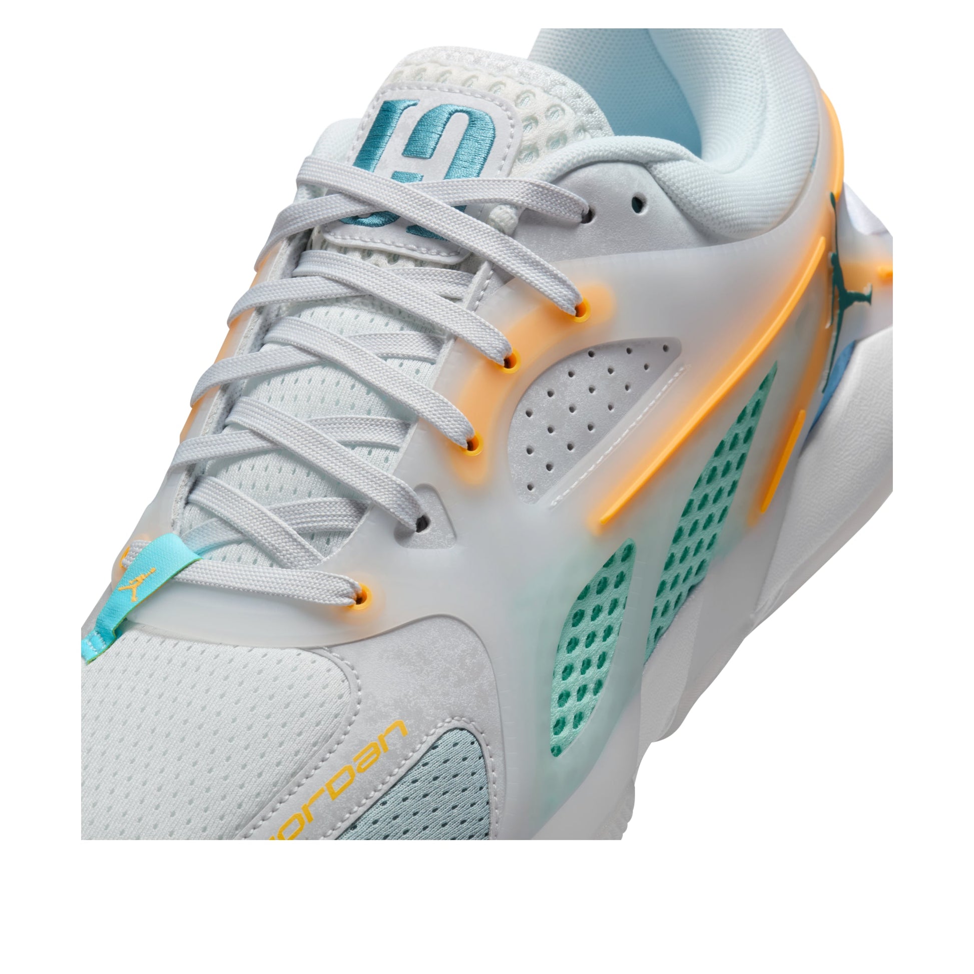 Air Jordan Heir Series PF 'Off White Mineral Teal Laser Orange' FQ3859-101
