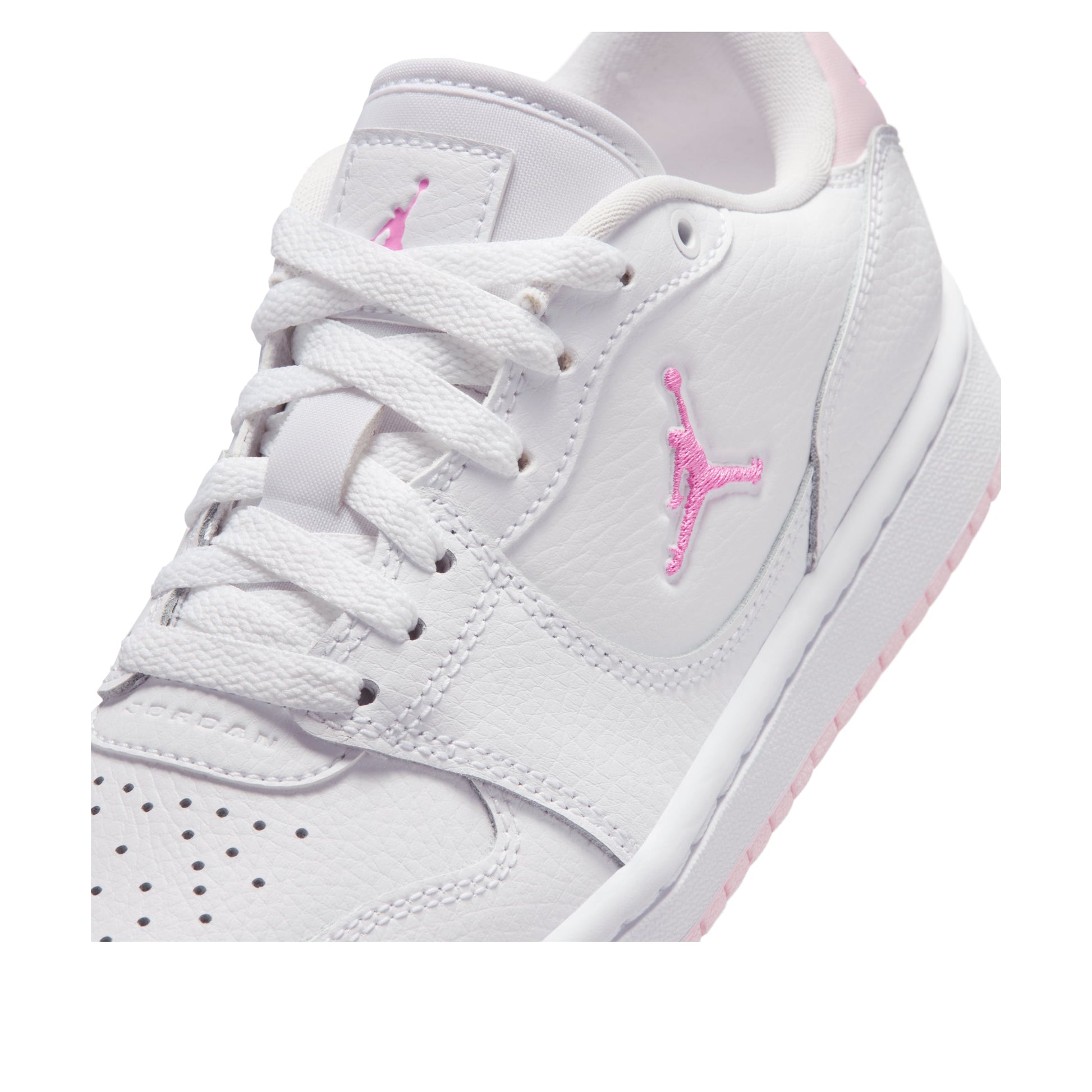 (GS) Air Jordan Court Connect Low 'White Pink Foam' IQ6016-101