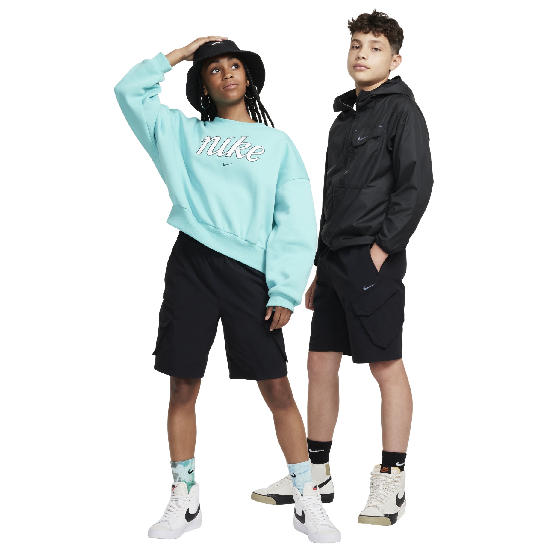 (GS) Nike Sportswear City Utility Cargo Shorts 'Black' FZ4903-010