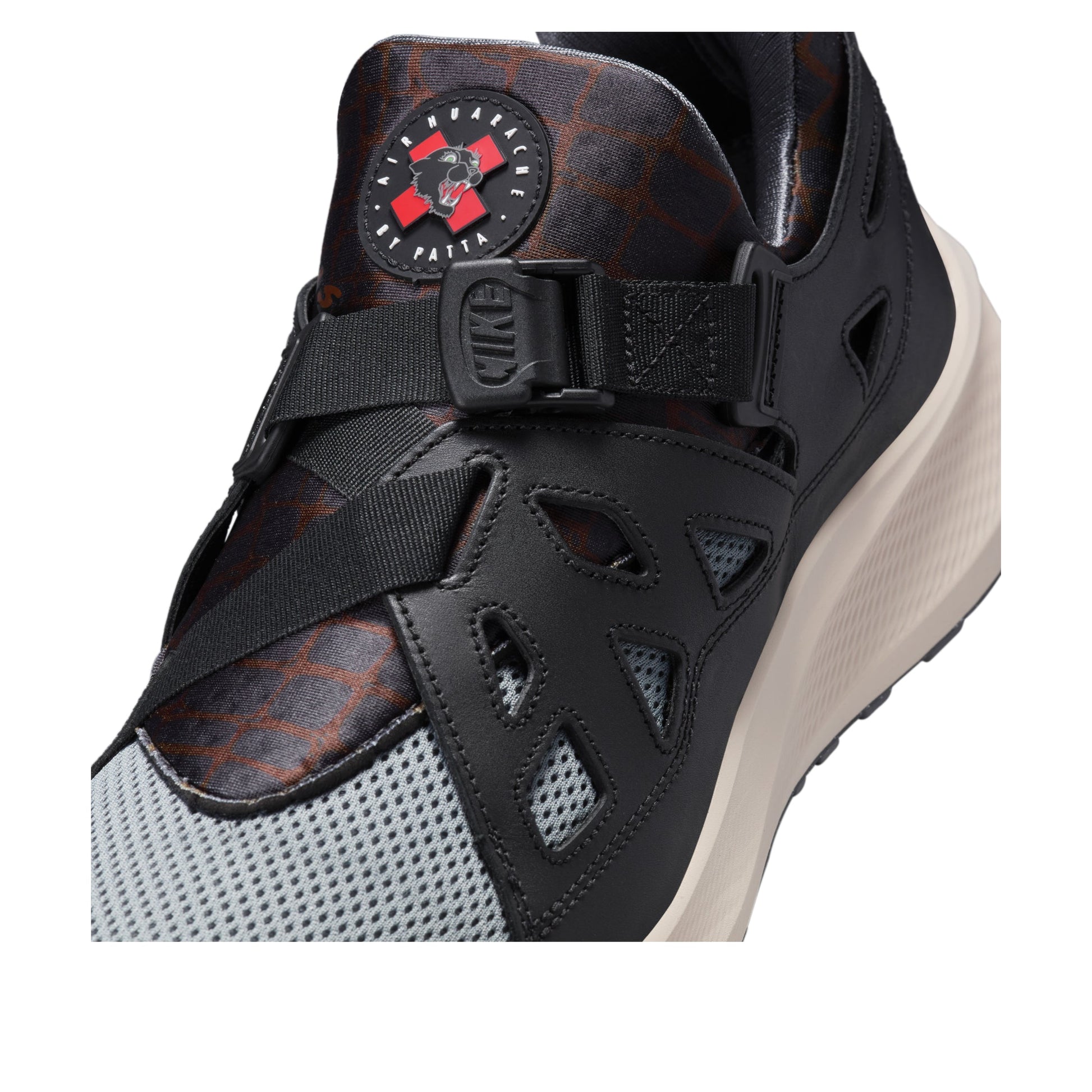 Nike x Patta Air Huarache 20Y24 'Black Cool Grey' FJ4201-001