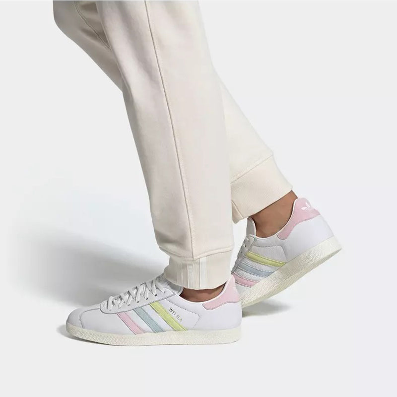 adidas Gazelle Shoes 'White Yellow Blue Pink' FX0049