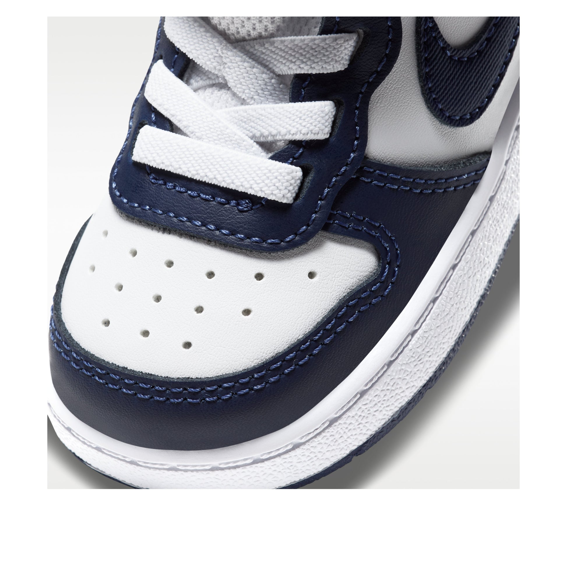 (TD) Nike Court Borough Low 2 'White Signal Blue' BQ5453-107