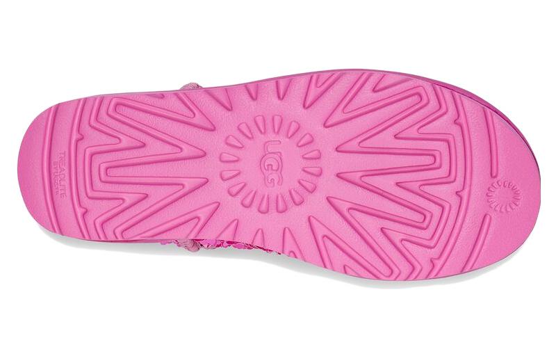(WMNS) UGG Classic Mini Chunky Sequin Boot 'Pink' 1130602-ECH