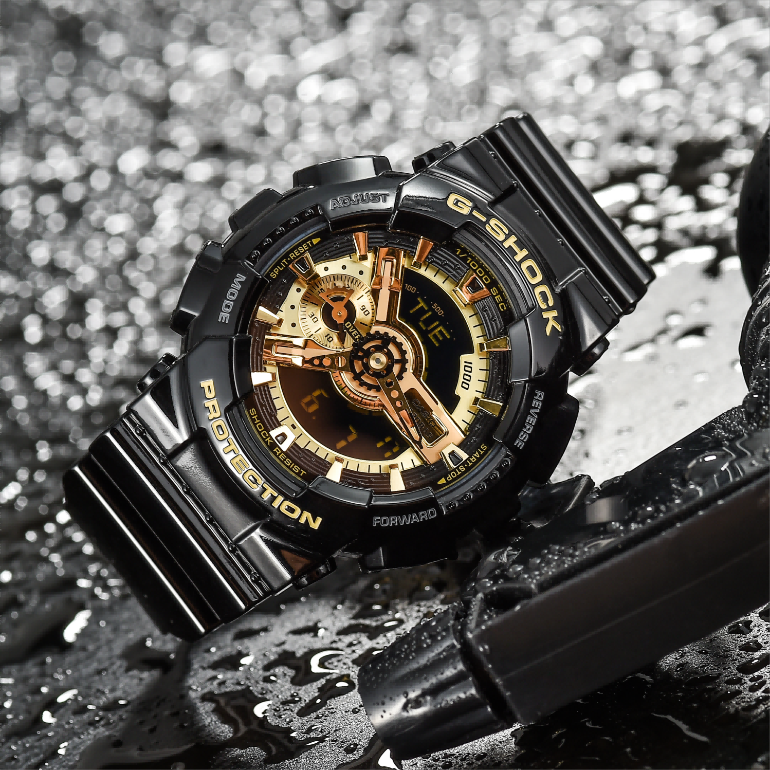 CASIO G-Shock Analog-Digital 'Black Gold' GA-110GB-1APR