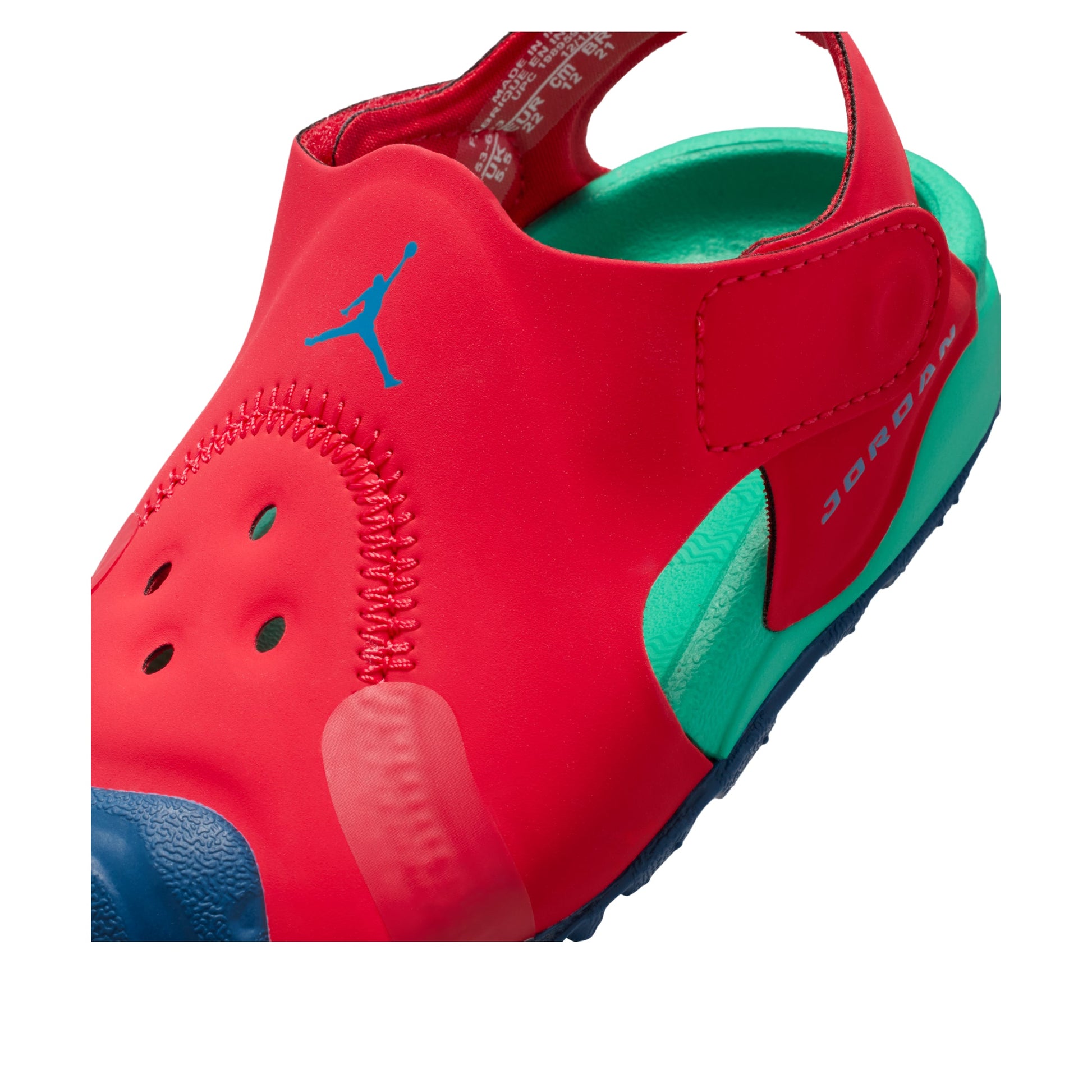 (TD) Jordan OTDR Sandals 'University Red Kinetic Green' HV8553-603