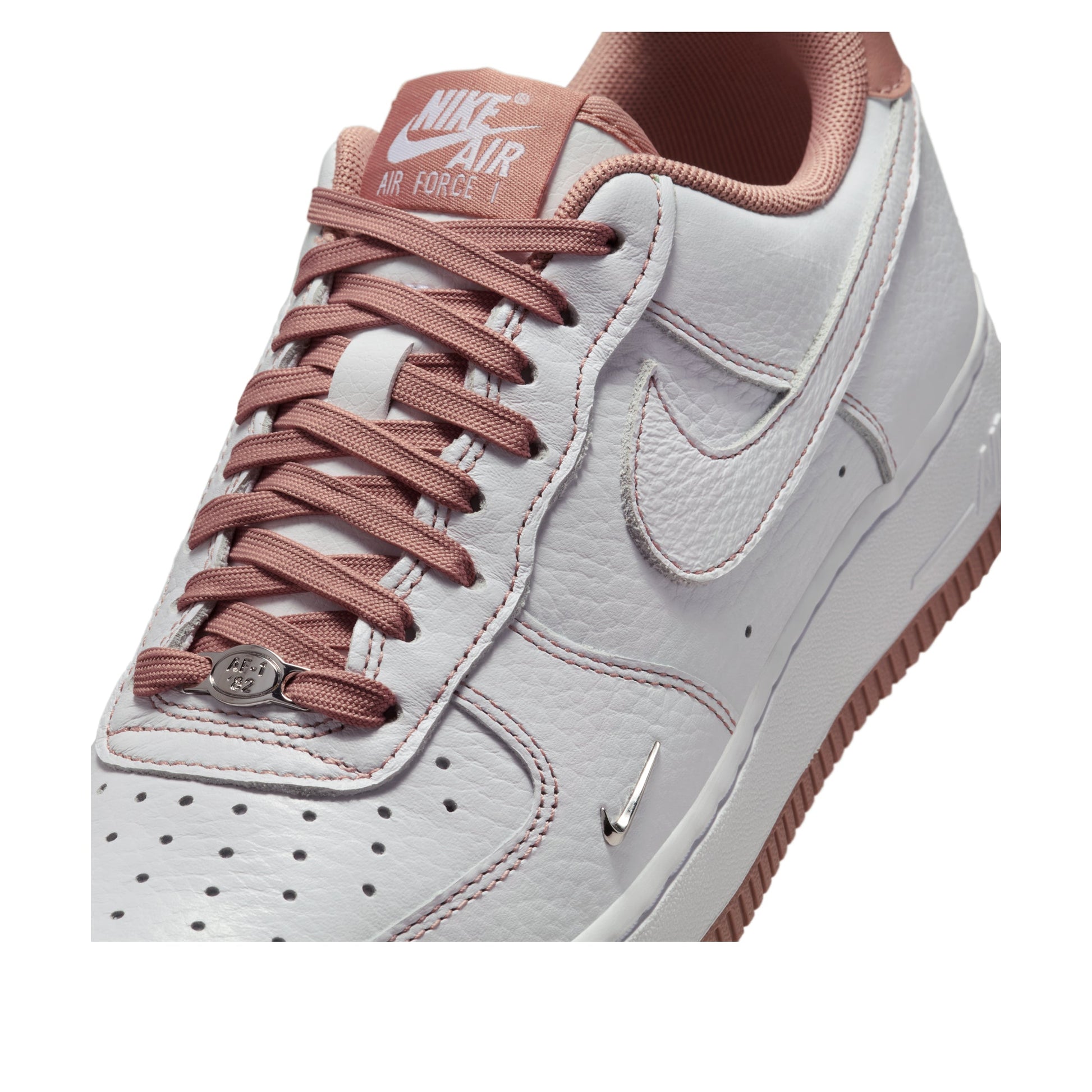 (WMNS) Nike Air Force 1 '07 Mini Jewel 'White Pink Silver' IB6543-100