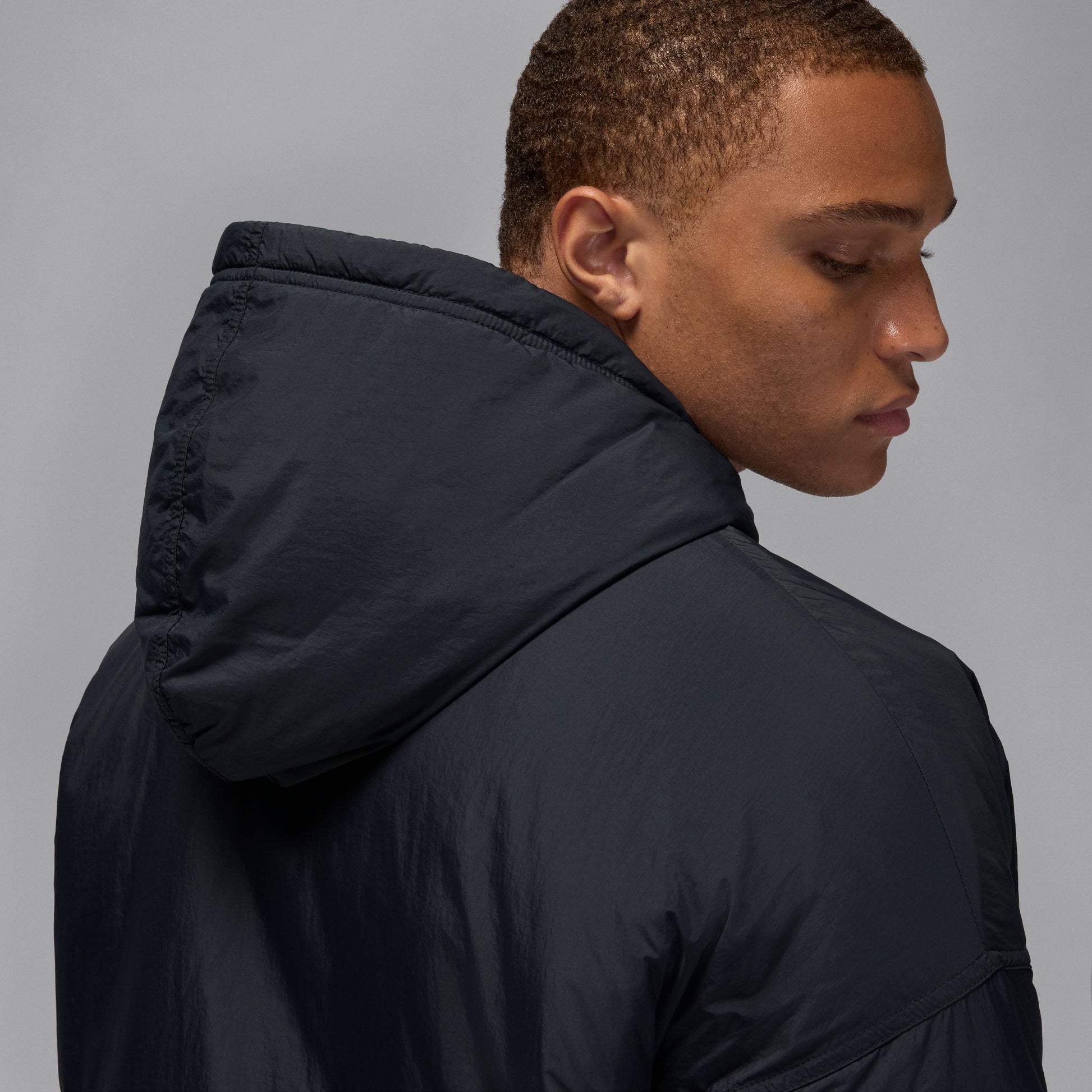 Air Jordan Flight Padded Mountainside Pullover Hoodie 'Black Dark Smoke Grey' HV1864-010