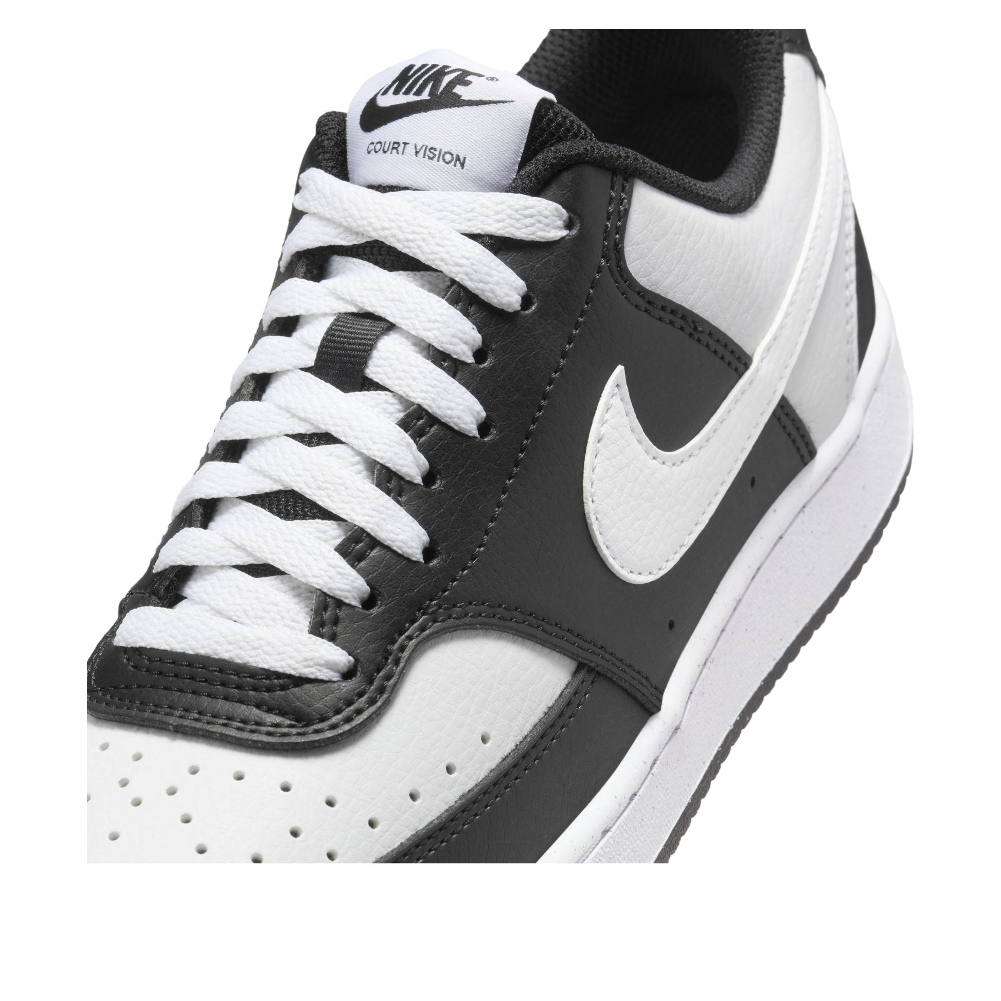 (WMNS) Nike Court Vision Low Next Nature 'Black White' DH3158-003