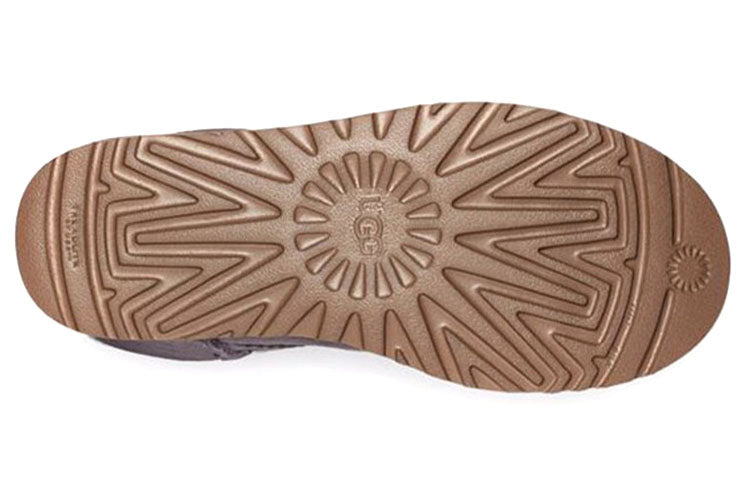 (WMNS) UGG Mini Bailey Bow II 2.0 'Purple Grey' 1016501-SHA