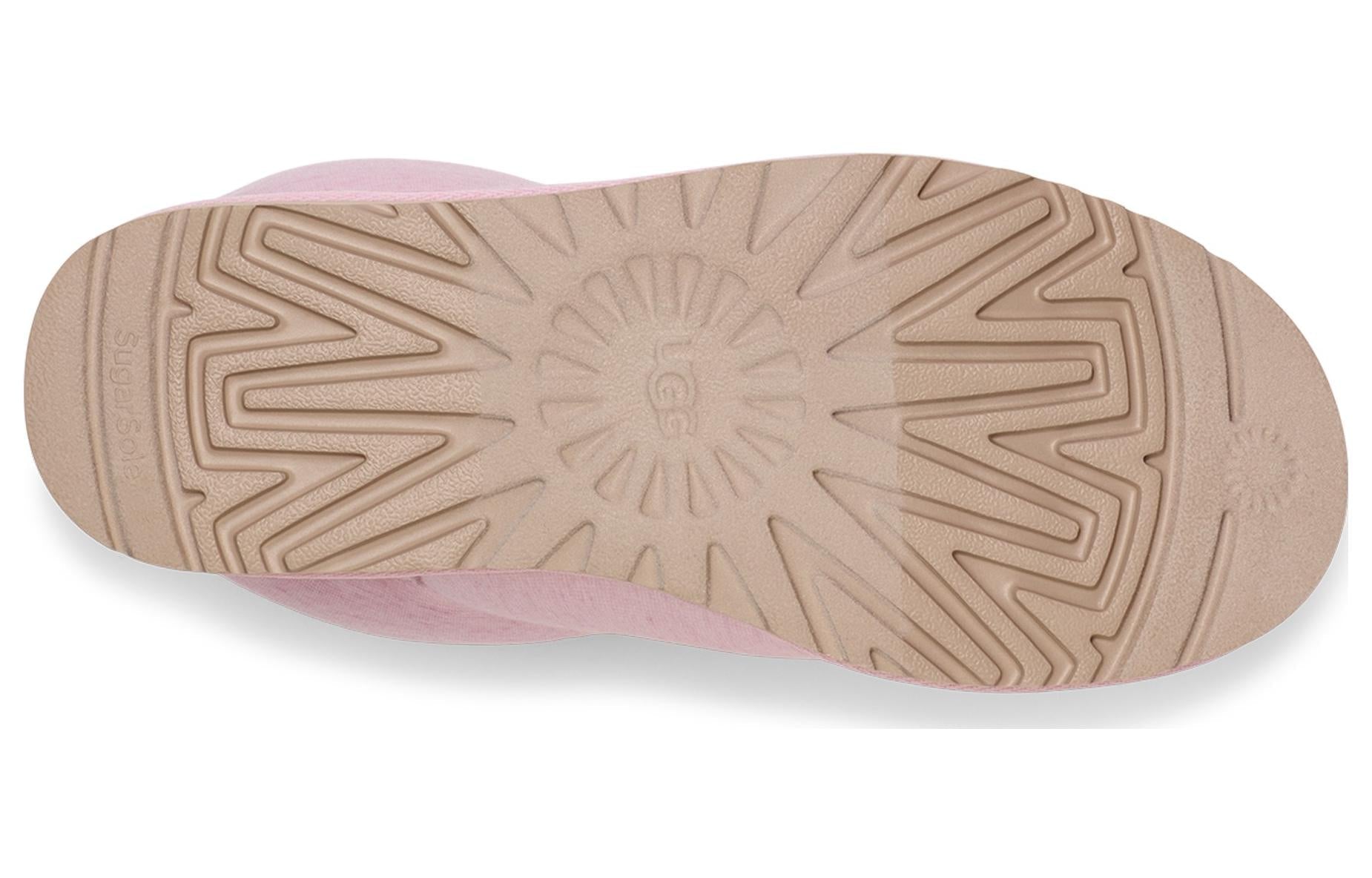 (WMNS) UGG Classic Mini Fur Jersey Cozy Boot 'Pink' 1144290-PNKM