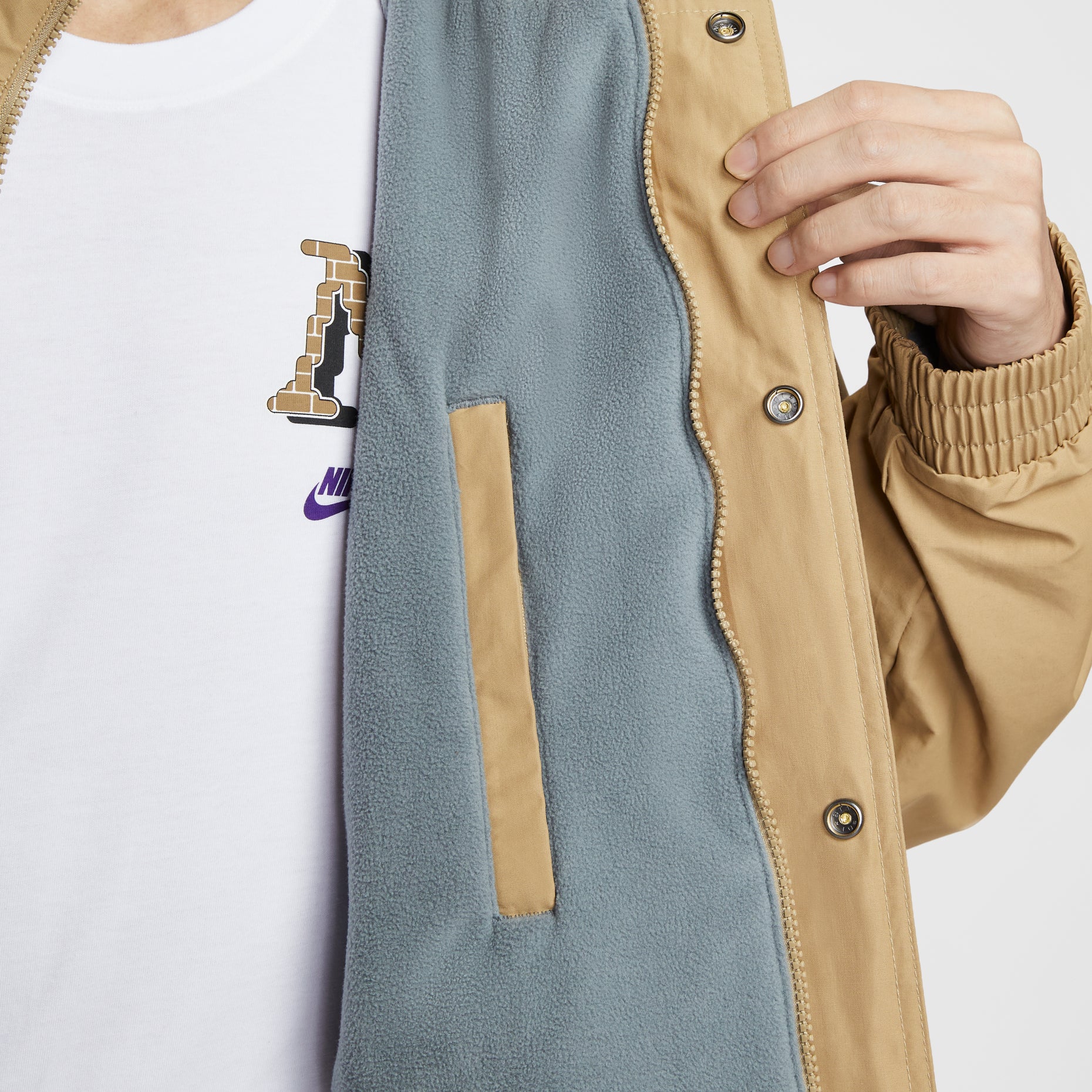 Nike Club Futura Jacket 'Parachute Beige' FZ0657-297