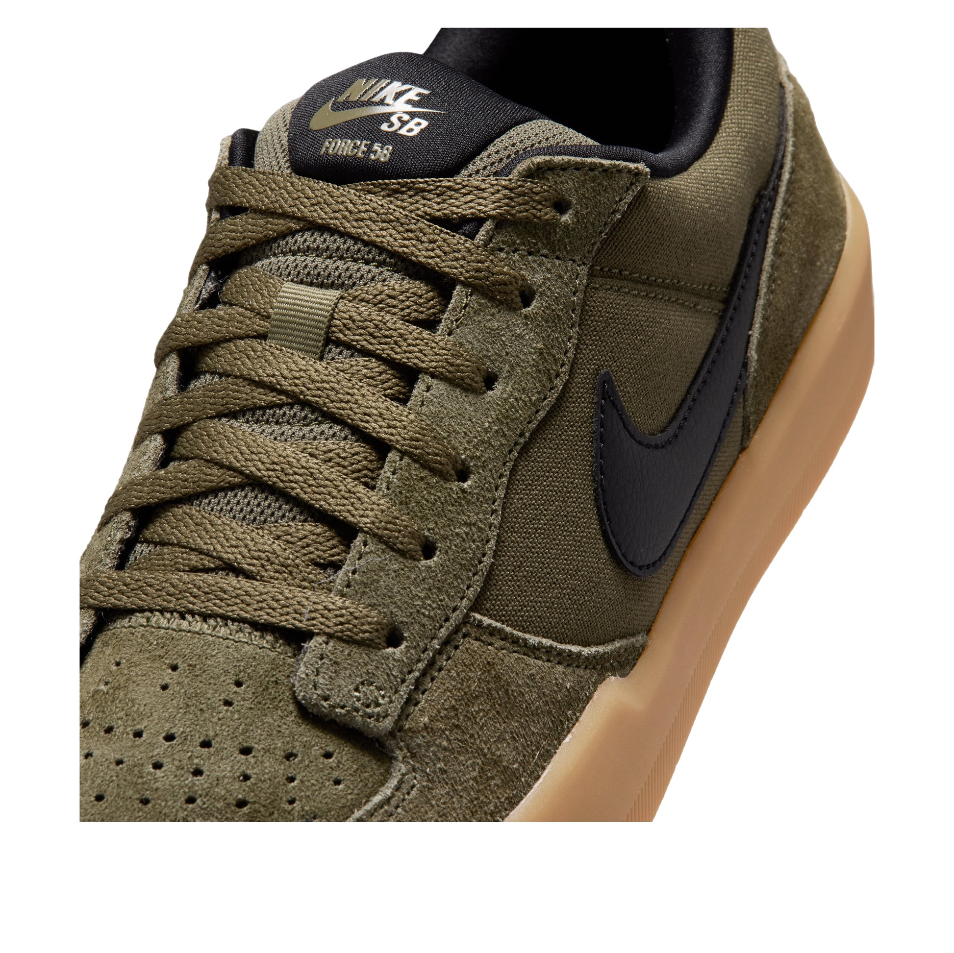 Nike SB Force 58 'Medium Olive Gum Light Brown' IQ8398-200