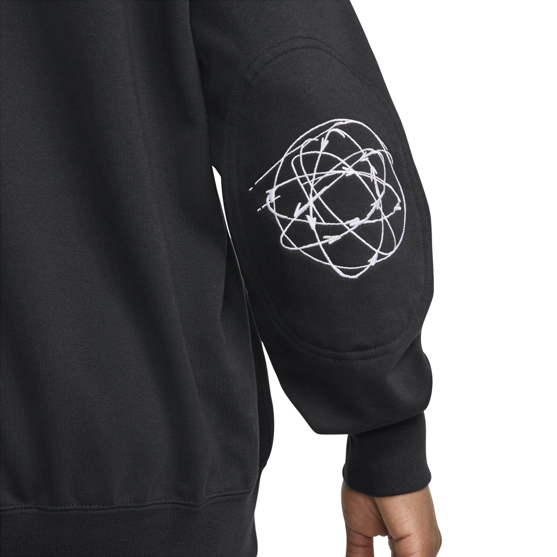 (WMNS) Nike Sportswear Breaking Loose French Terry Sweatshirt Asia Sizing 'Black' FZ0257-010