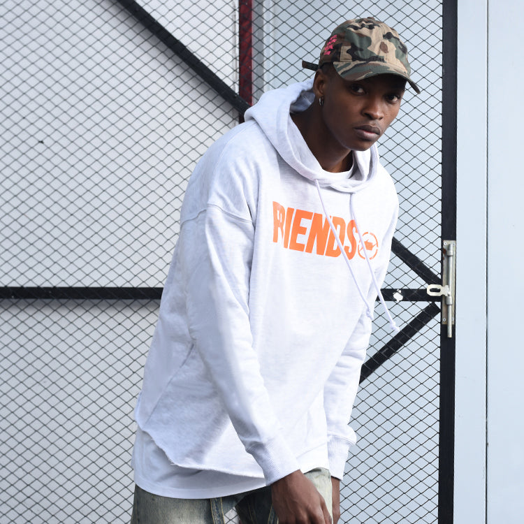 VLONE x Fragment Design Crossover Flash Large Logo Gray Orange VLHD17FW004-01