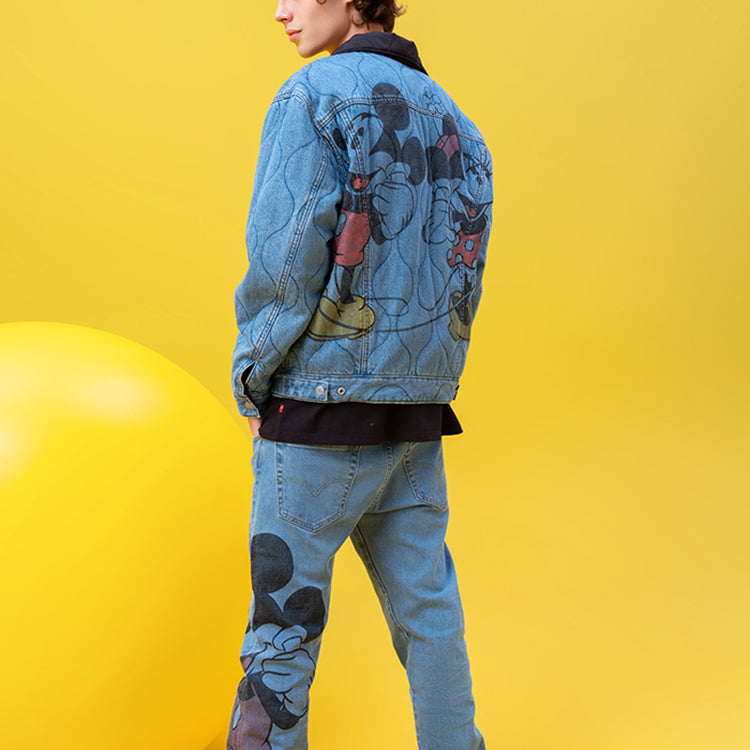 Levis X Disney Unisex Double-sided Denim Jacket Denim-Color A0609-0001