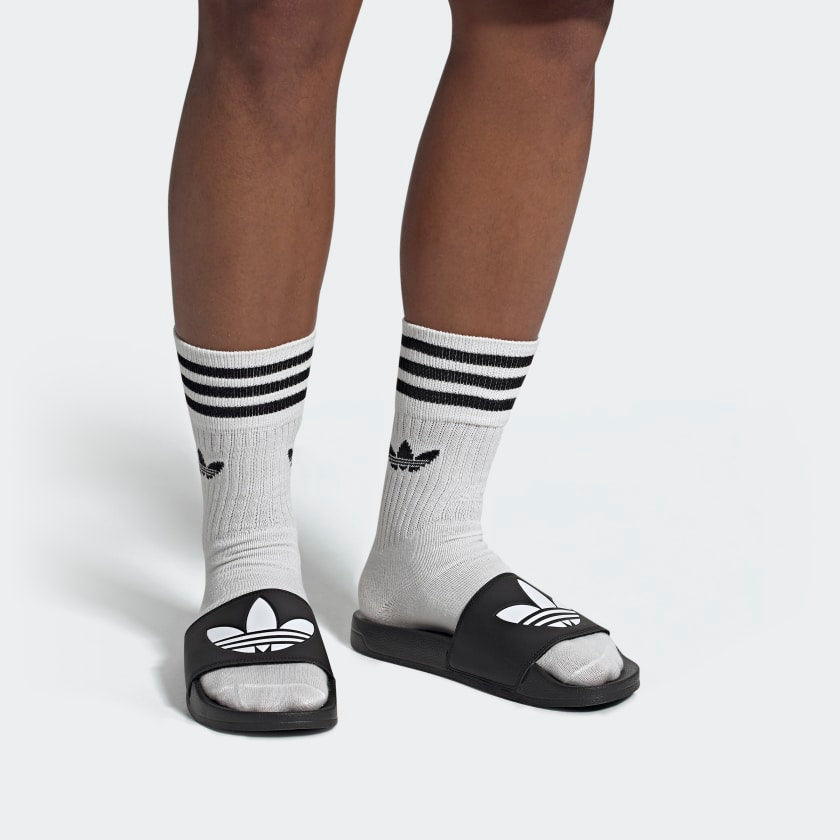 adidas Adilette Lite Slides 'Trefoil Logo - Core Black' FU8298