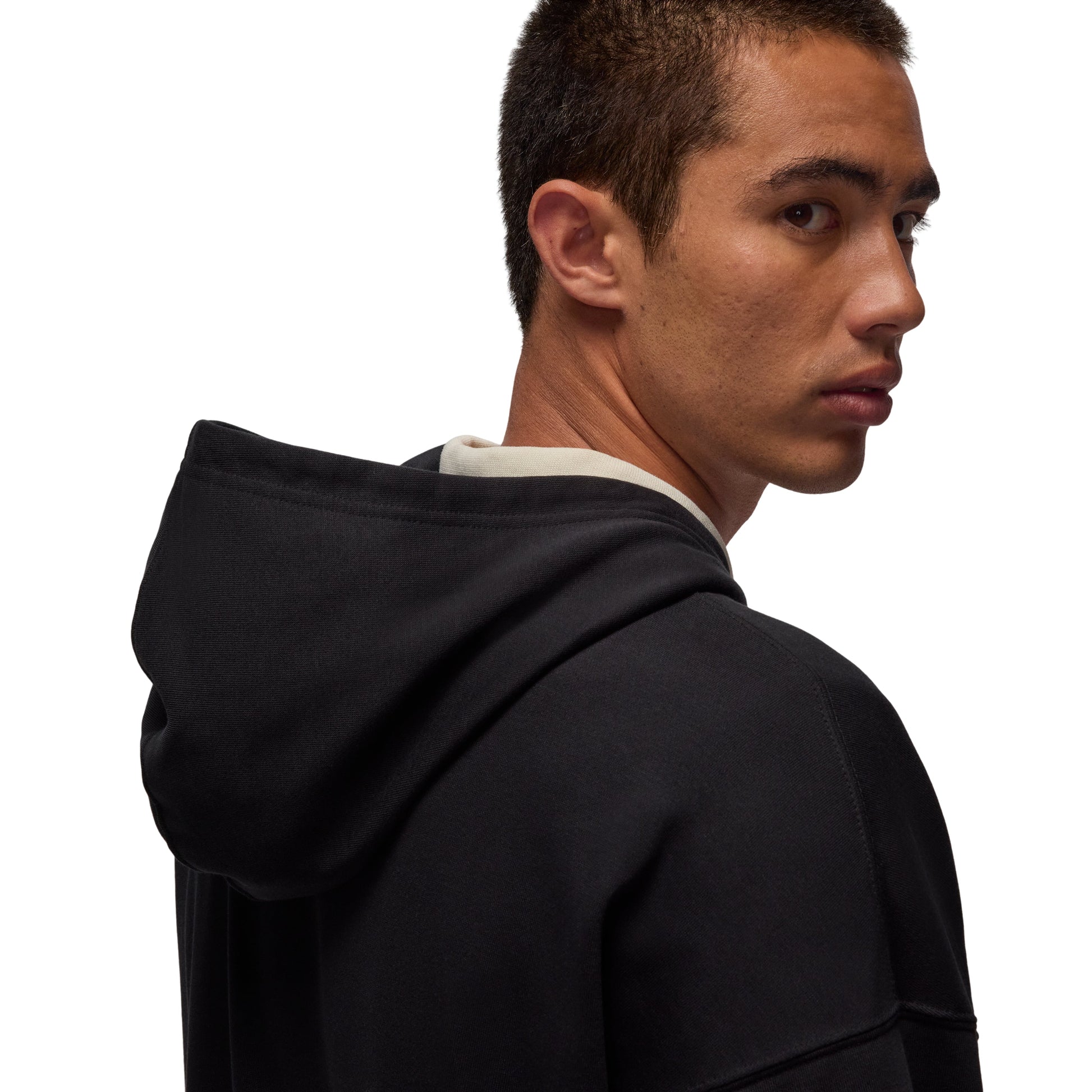 Air Jordan Brooklyn Collegiate Pullover Oversized Hoodie 'Black Sail' HV0093-010