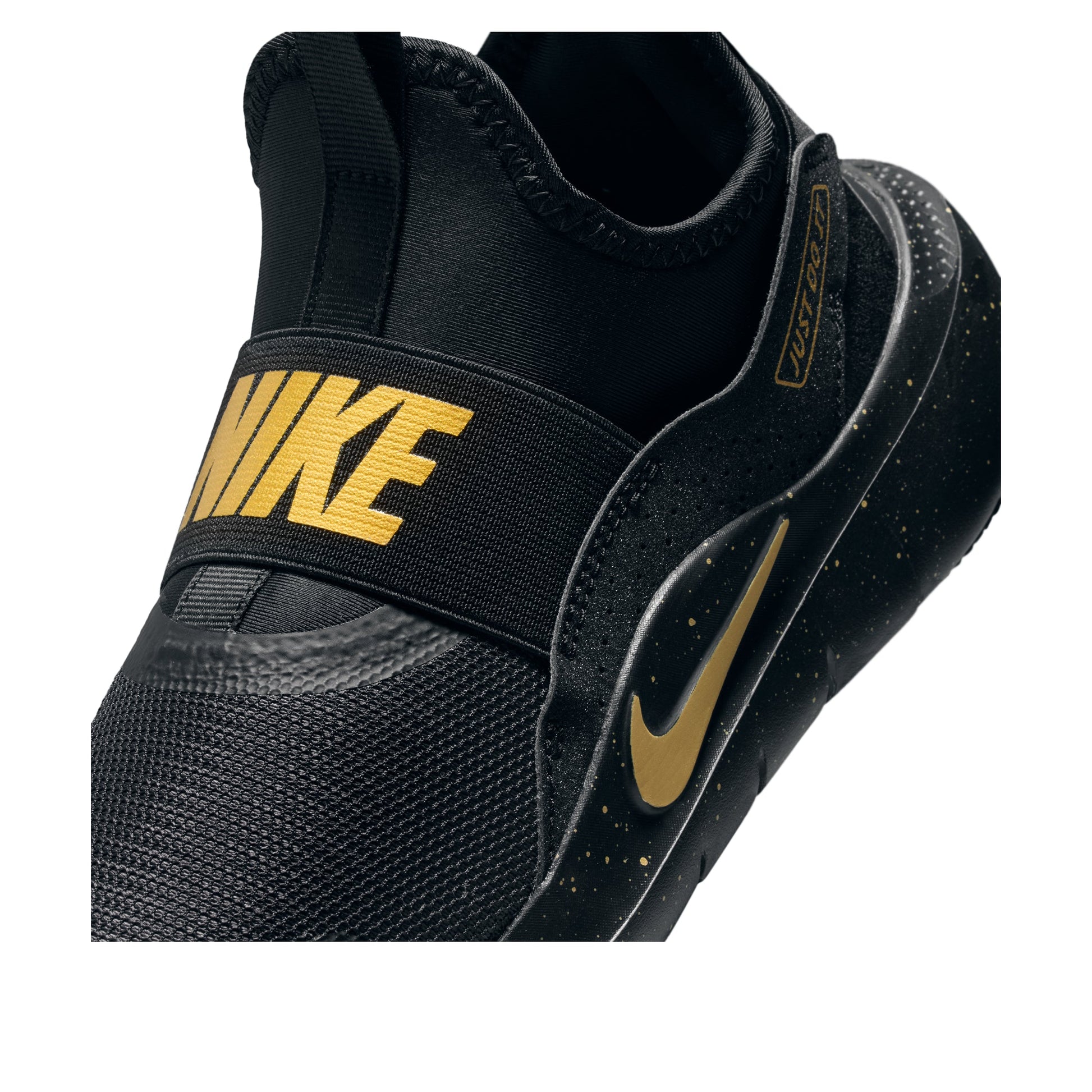 (GS) Nike Flex Runner 4 'Black Metallic Gold' IM6737-001