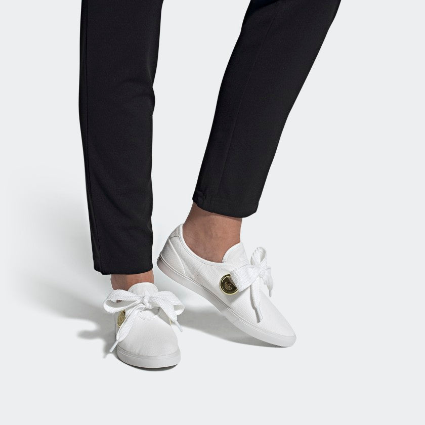 (WMNS) adidas Sleek Low 'White Gold Metallic' FV0740