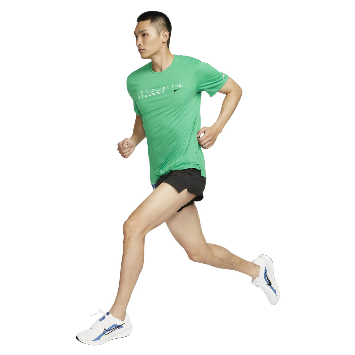 Nike Rise 365 Dri-FIT Short-Sleeve Running Top Asia Sizing 'Kipchoge-Stadium Green' HF0905-324
