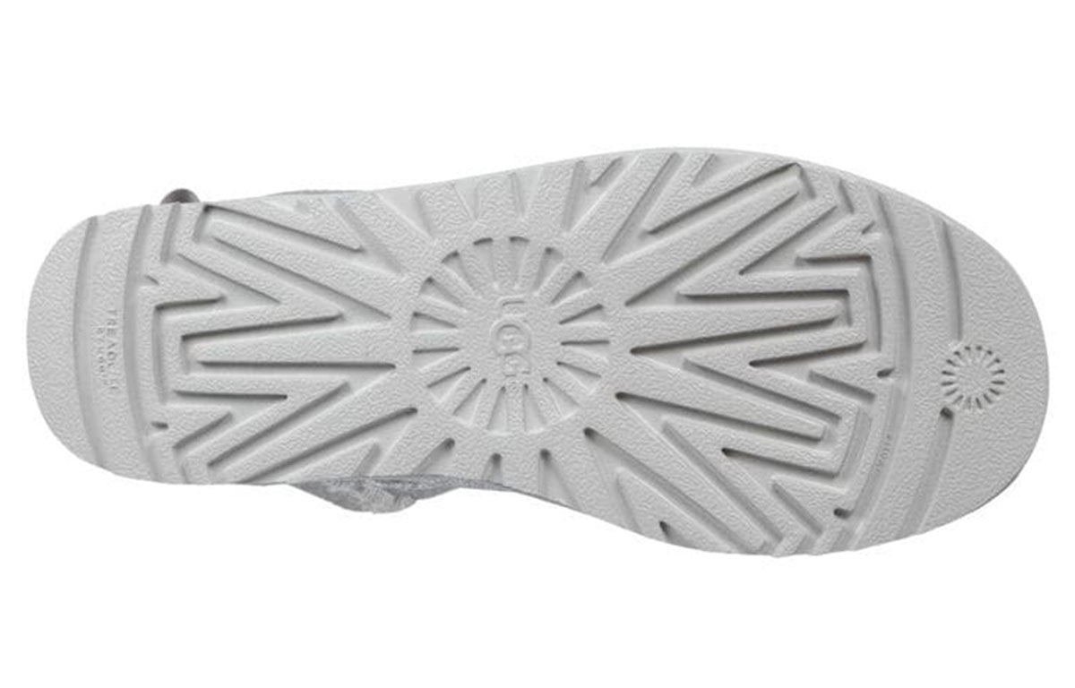(WMNS) UGG Mini Bailey Bow Sparkle 'Silver' 1100053-SLVR
