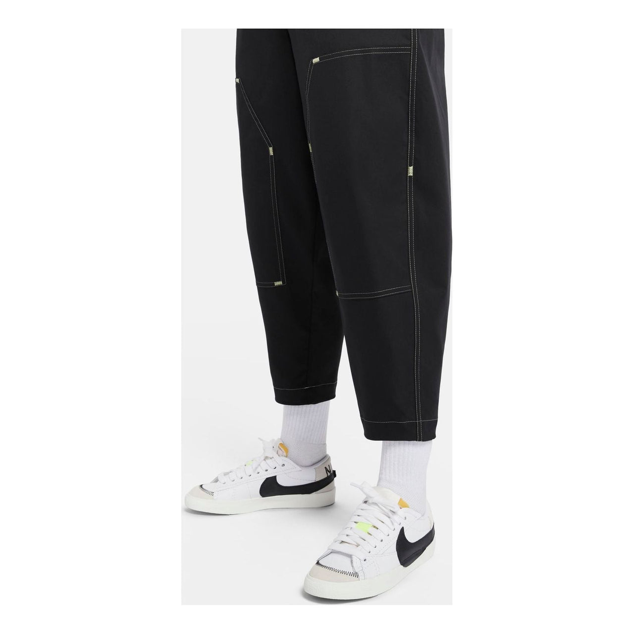 (WMNS) Nike Sportswear Woven Pants 'Black' HF6174-010