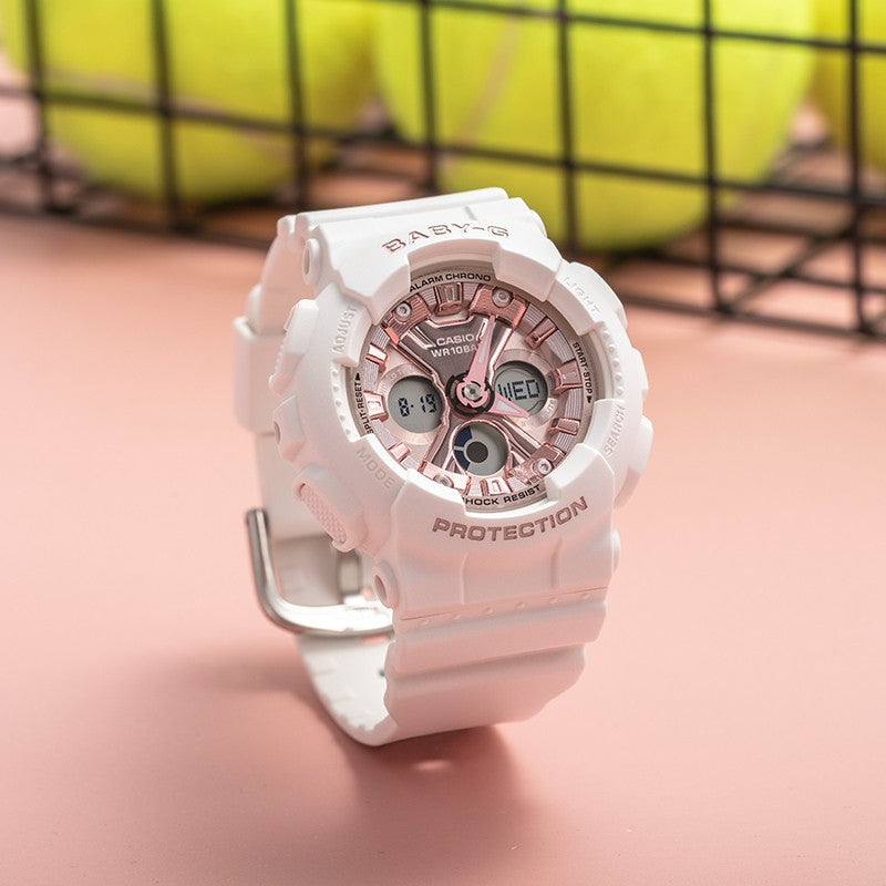 CASIO Baby-G 'Black & White' AEQ-110W-1B&BA-130-7A1PRL