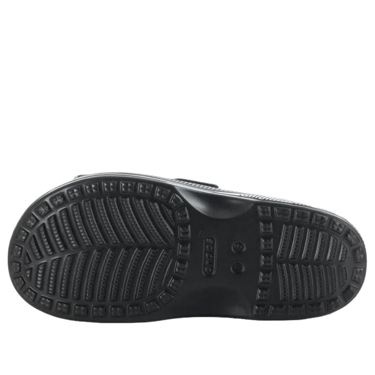 (WMNS) Crocs Metallic Buckle Saturday Sandal 'Black' 213316-001