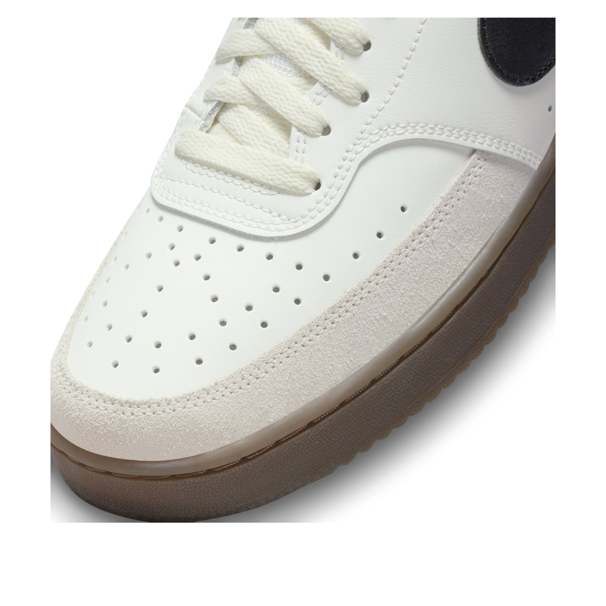 Nike Court Vision Low Shoes 'Sail Light Brown White Black' FQ8075-133